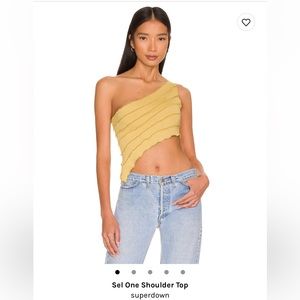 superdown Sel One Shoulder Top